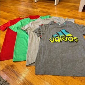 Boys large (14/16) adidas shirts. Four shirts total. Short sleeve.